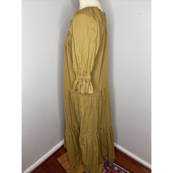 Daughters of India Sahana Maxi Dress in Earthly Brown Medium M - Picture 3 of 10